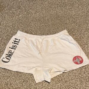 Coca Cola White Shorts